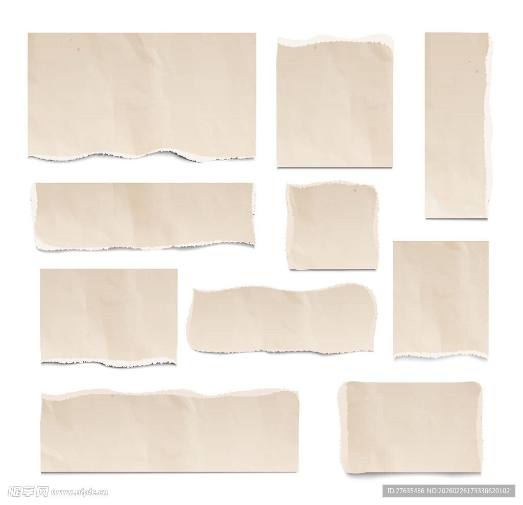 复古旧纸张集合