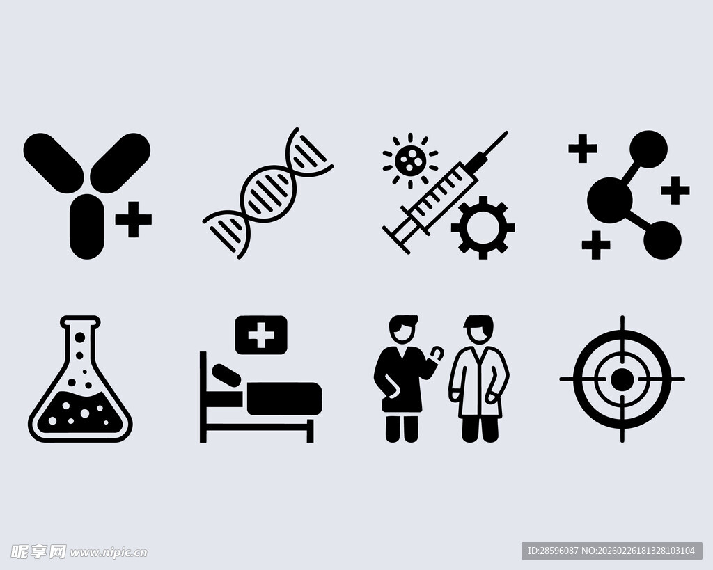 医疗科研图标