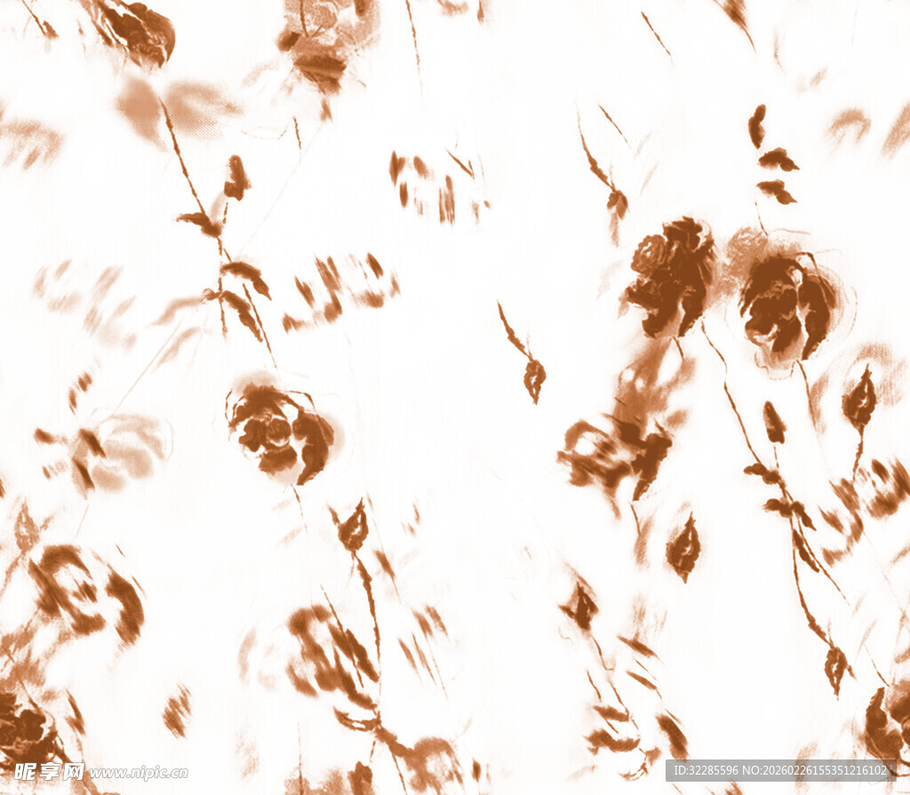 棕色泼墨纹理图案背景