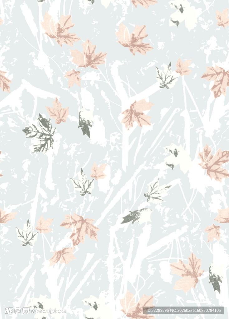 淡色花卉图案背景