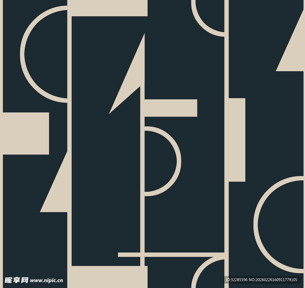 几何抽象图案背景设计