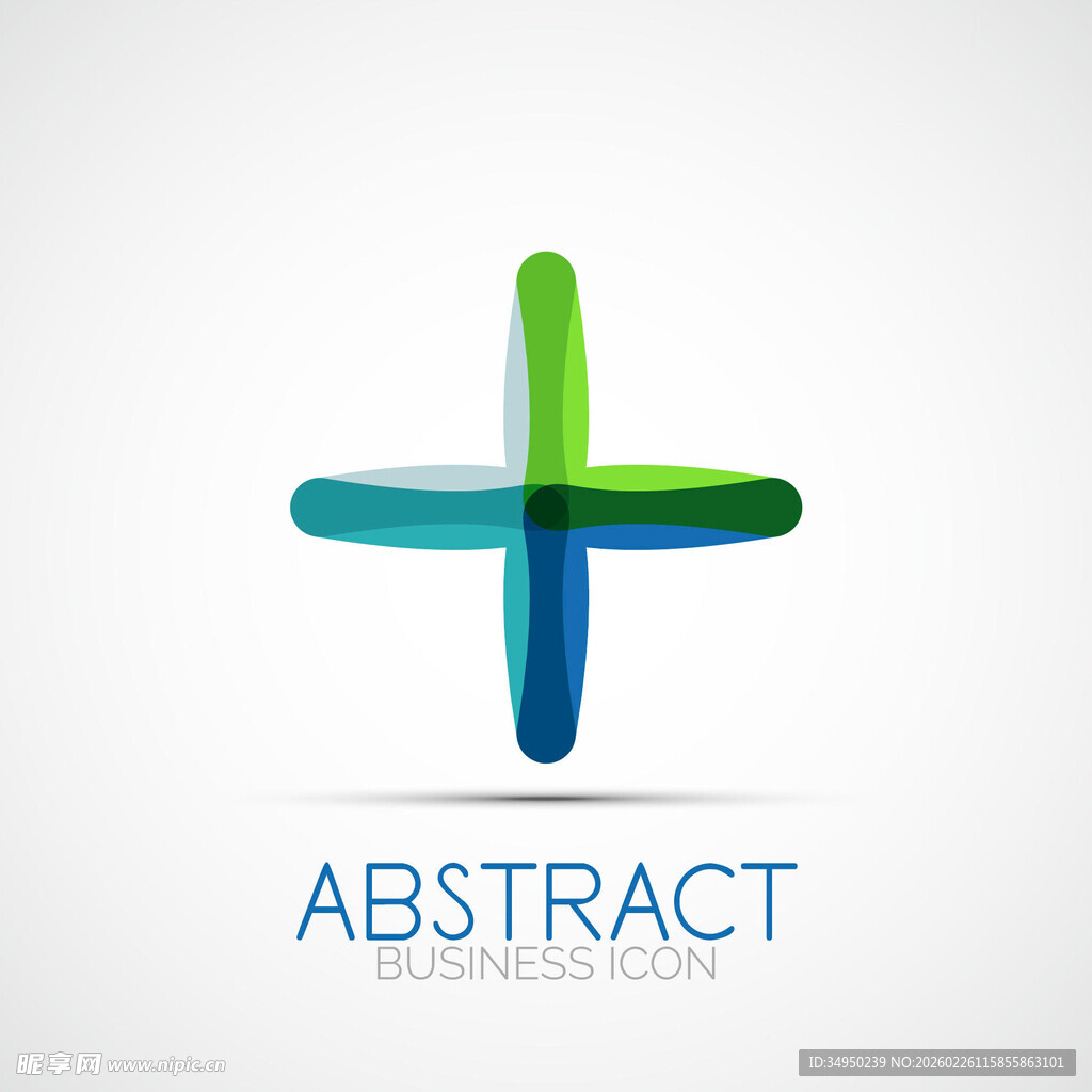 抽象十字图形设计