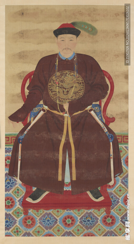 八阿哥胤禩服饰画像