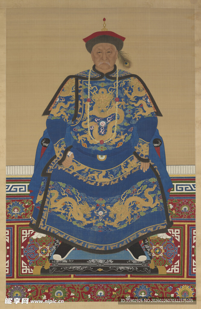 大臣鳌拜官员画像