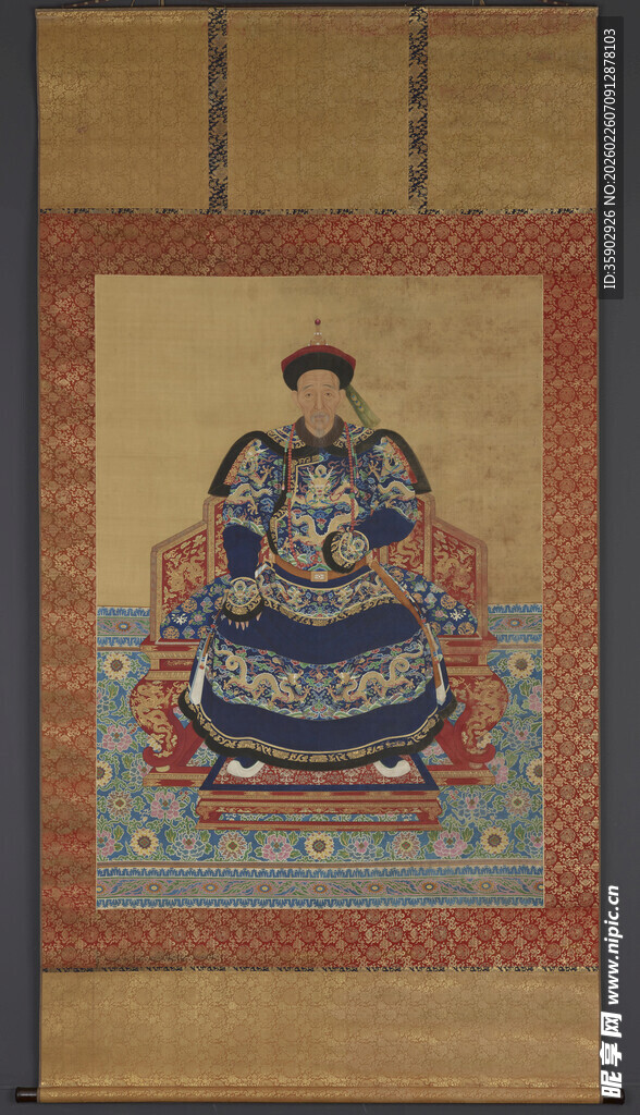 皇十六子允禄画像