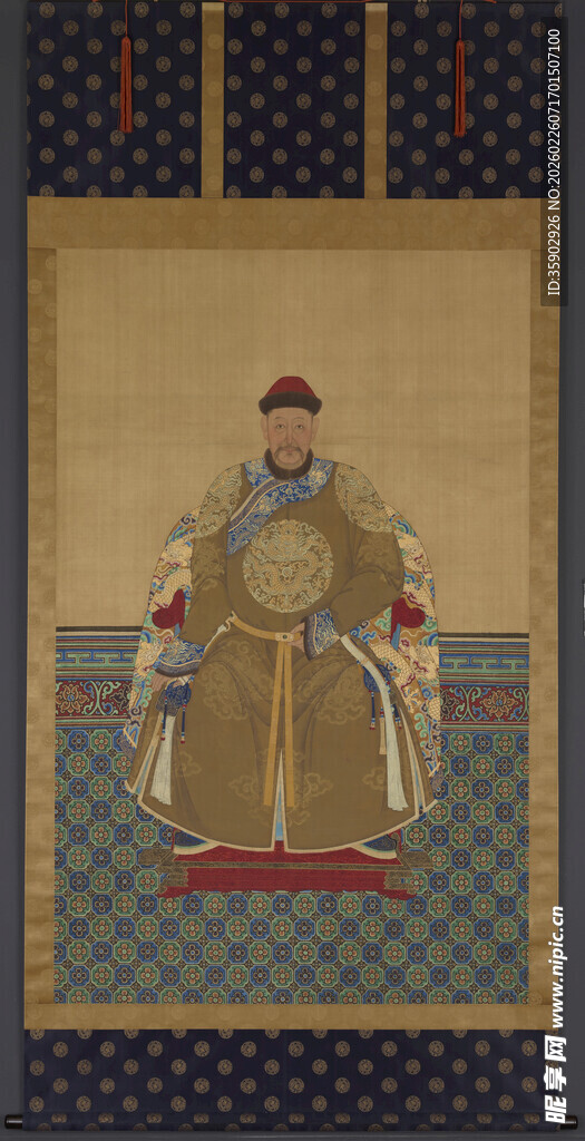 礼亲王代善古代帝王服饰画像