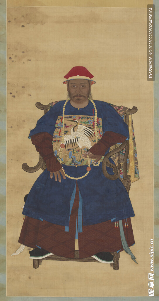 名臣李荫祖画像