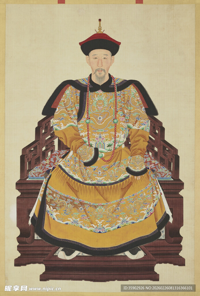 怡亲王胤祥清朝皇帝画像