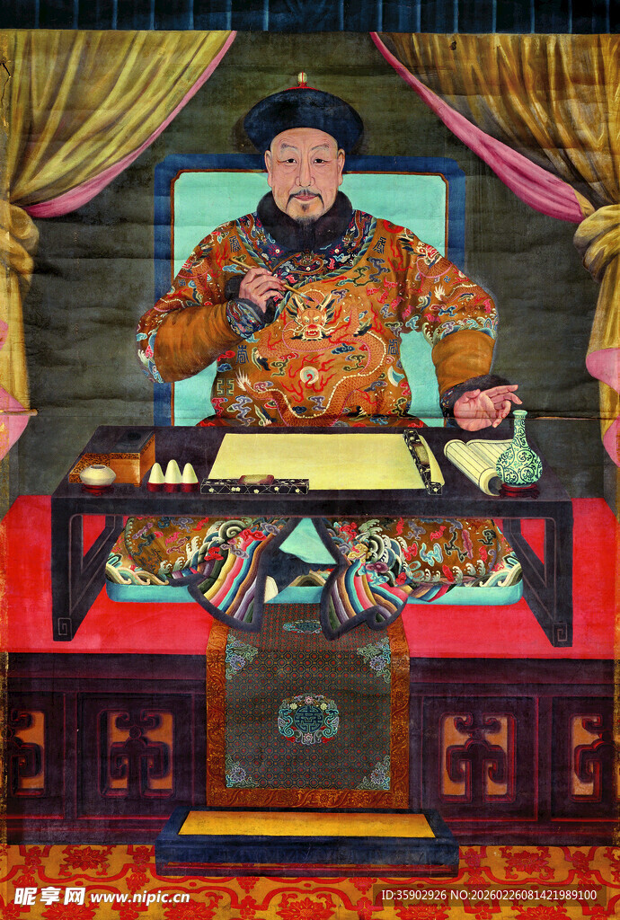 乾隆皇帝画像