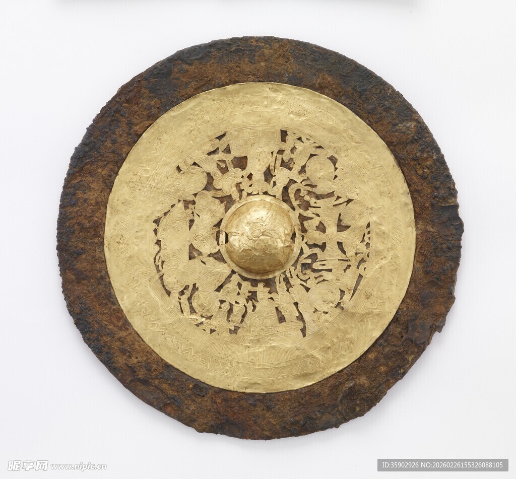 古铜镜精美纹饰尽显古韵