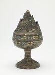 古代青铜塔式香炉