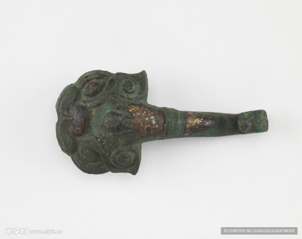 青铜象首形器物