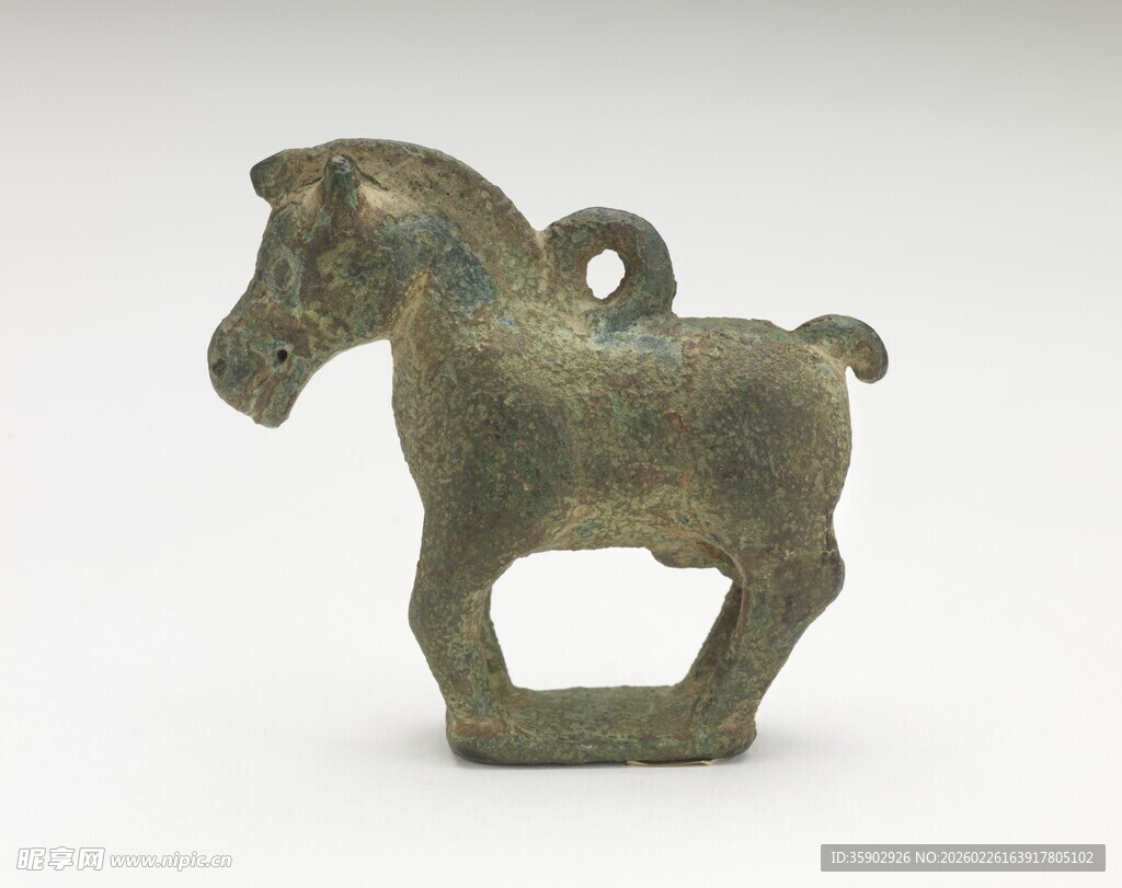 青铜小马形文物