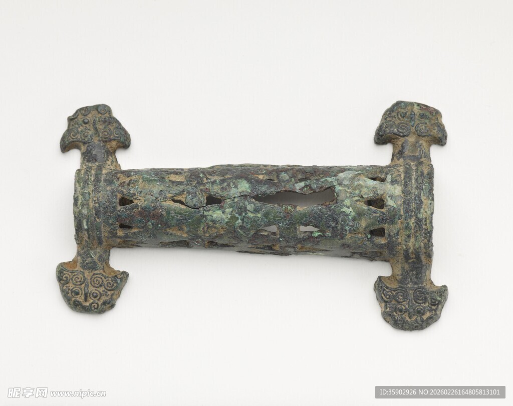 青铜古器把手