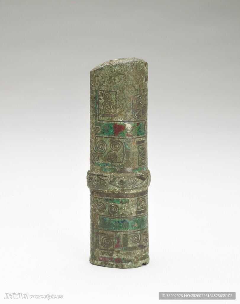 青铜圆柱形器物
