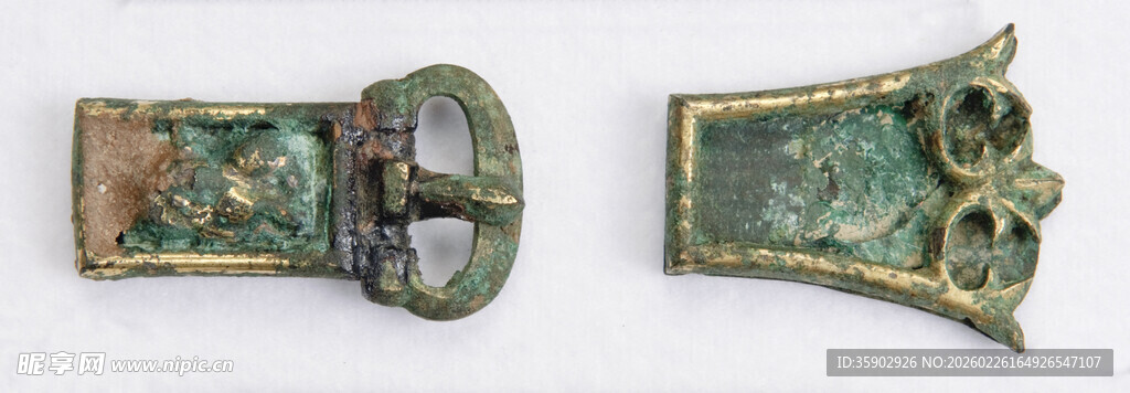 古代青铜扣件