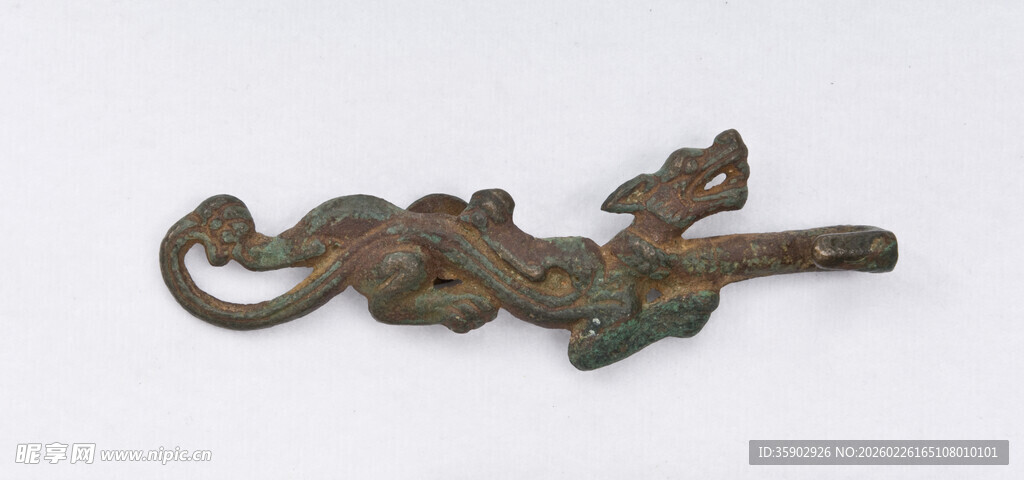 古铜色动物造型金属物件
