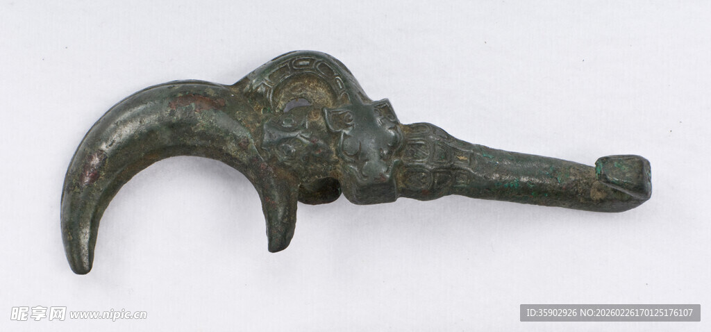 古代青铜兵器钩形器