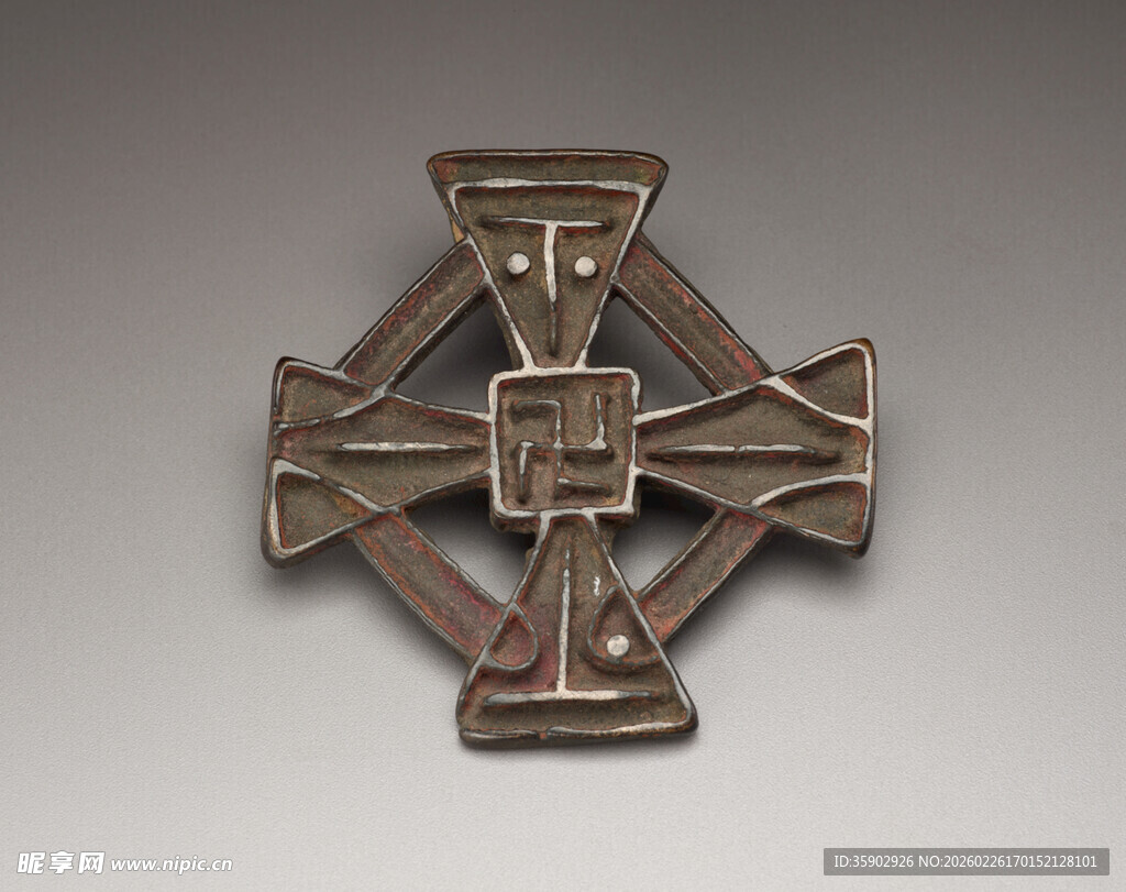 复古金属十字装饰品