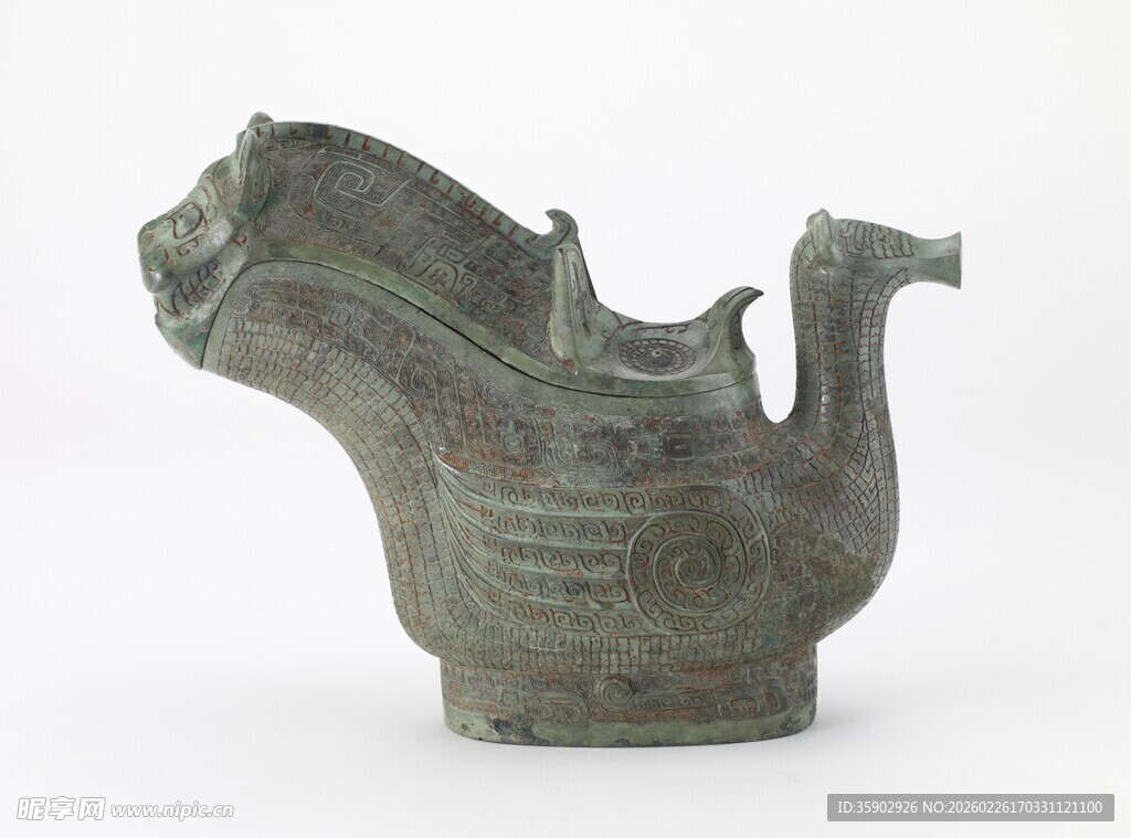 青铜兽形酒器