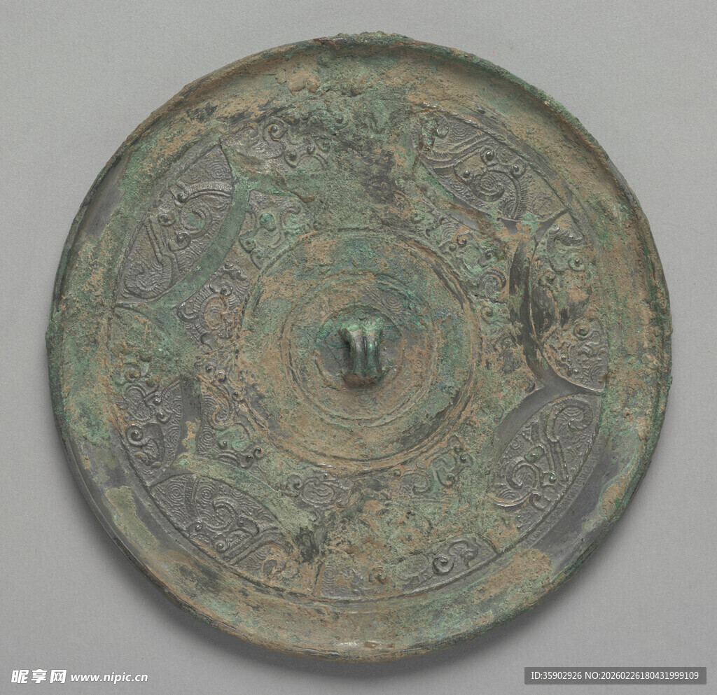 古代精美青铜镜纹饰