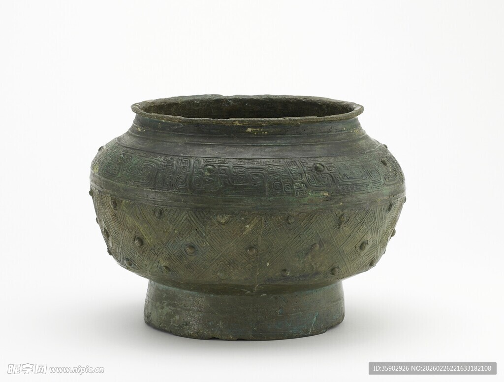 古朴青铜罐