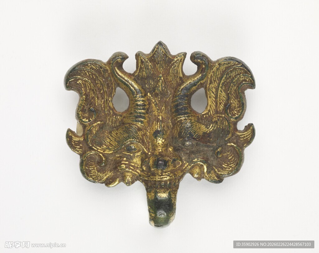 古铜蝴蝶形精美金属扣件