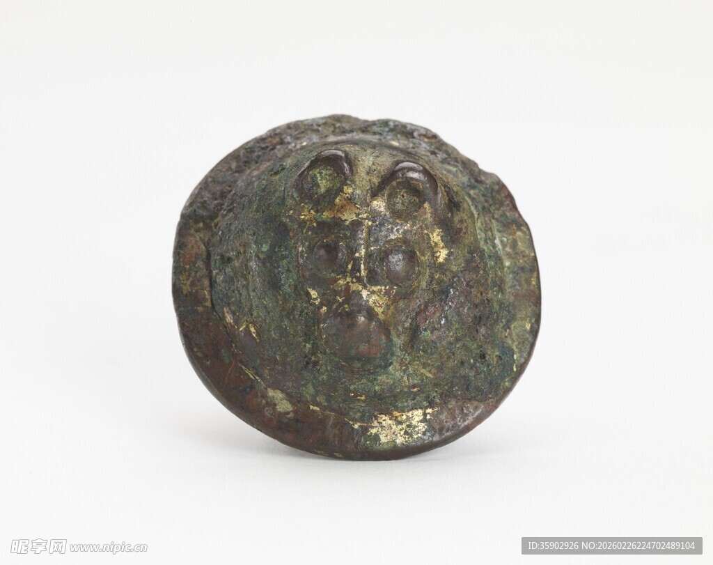 古老青铜圆物