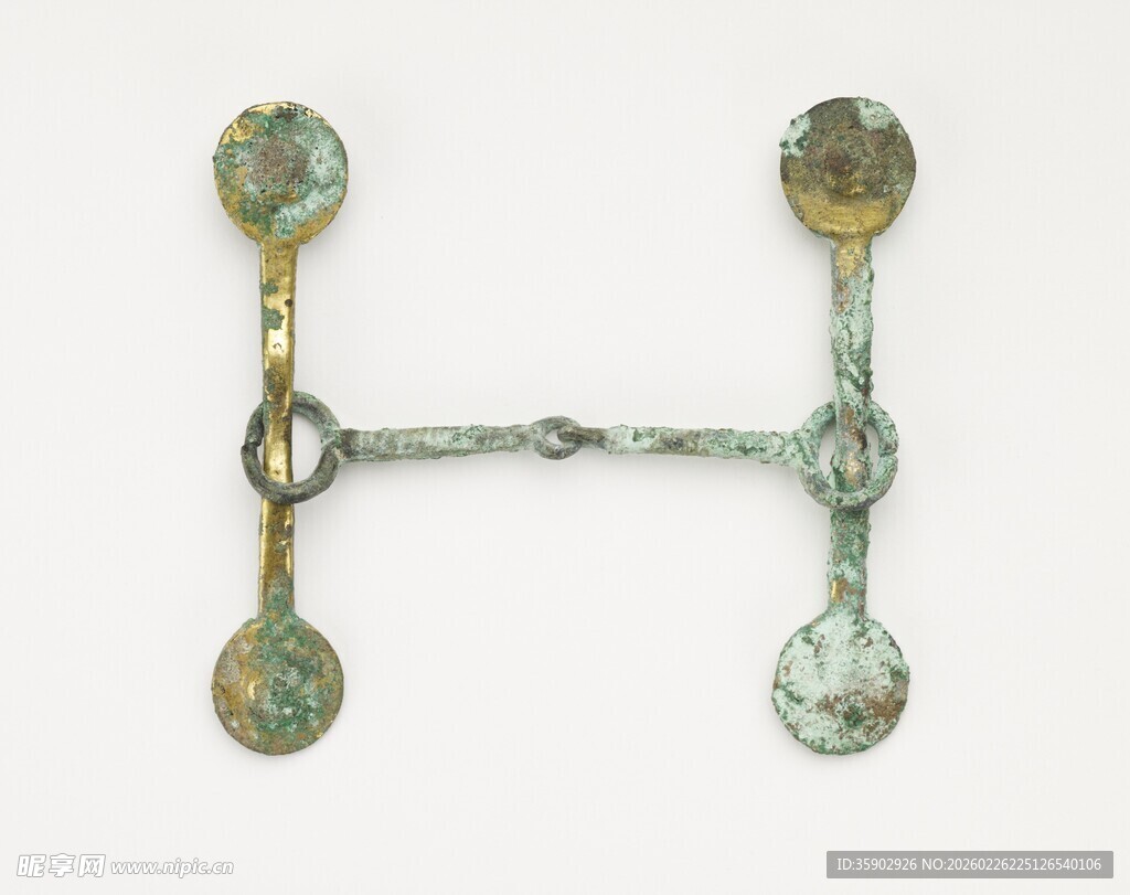 古代青铜连枝形金属器物