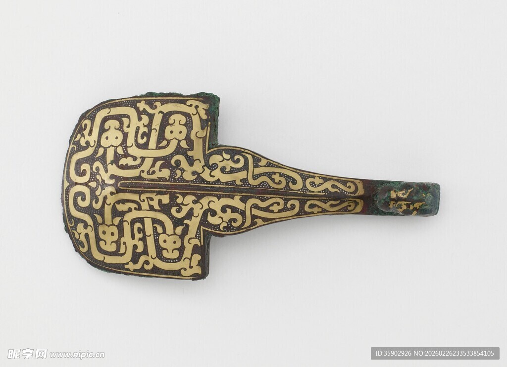 精美古纹饰金属物件