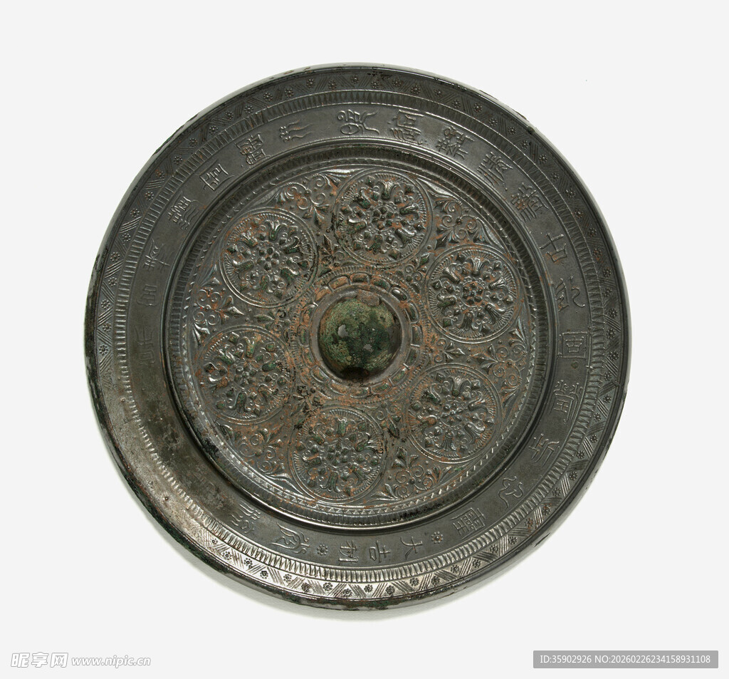 古代精美青铜镜