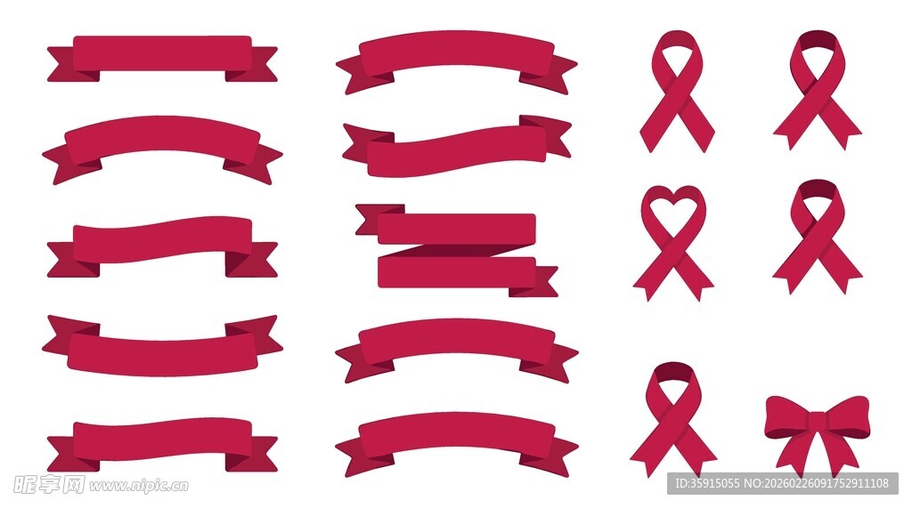 红色丝带
