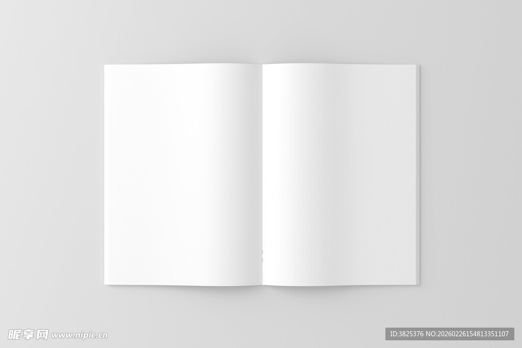 空白A4折页设计展示样机