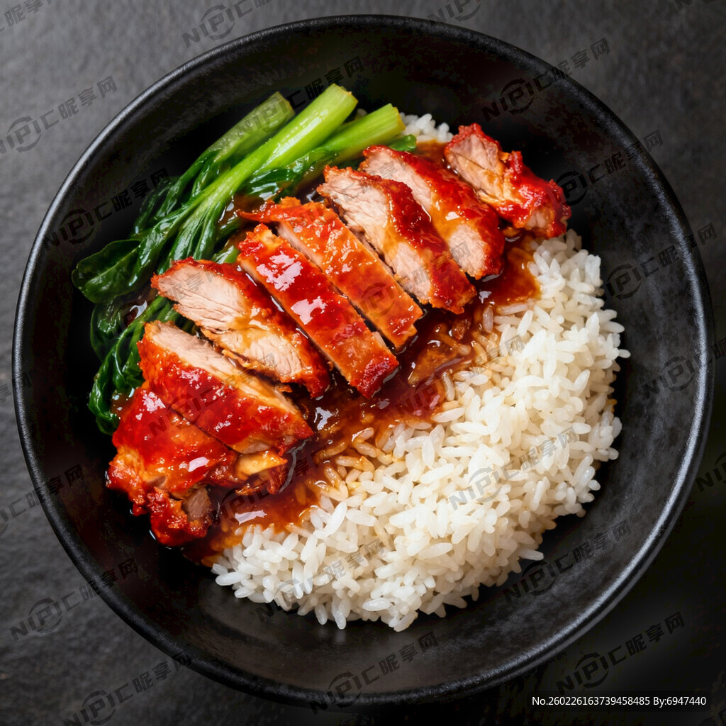 黑碗 奥尔良香肉拌饭