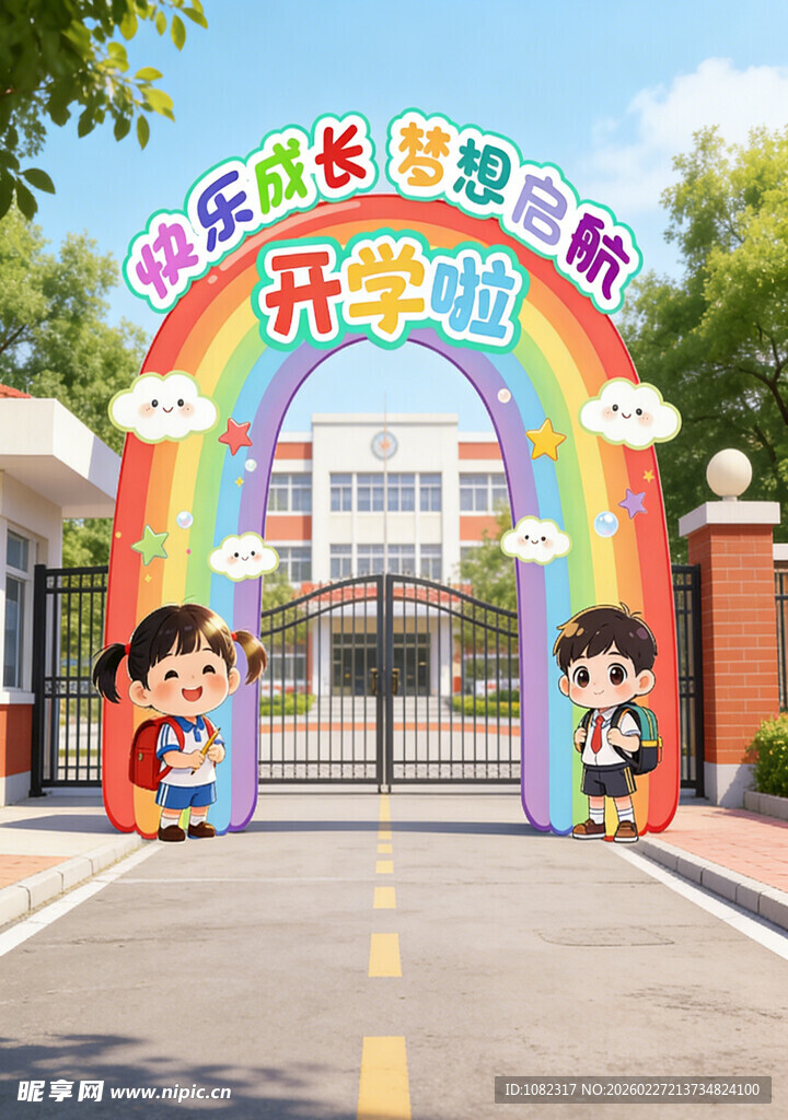 幼儿园欢乐毕业季拱门