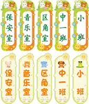 幼儿园班级科室牌展示