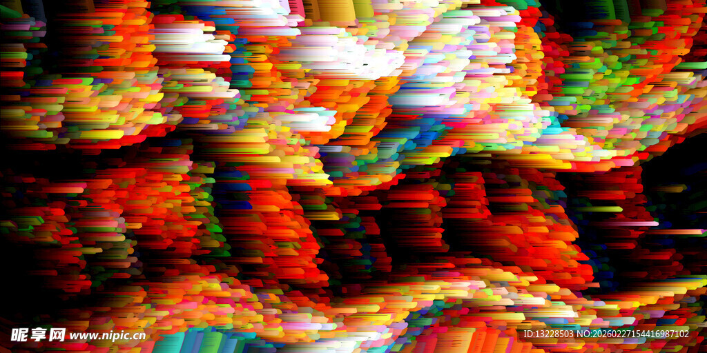 炫彩抽象靓丽时尚好看高端背景