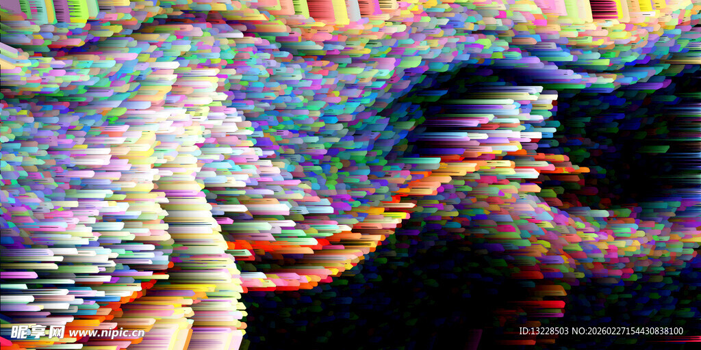 炫彩抽象靓丽时尚好看高端背景