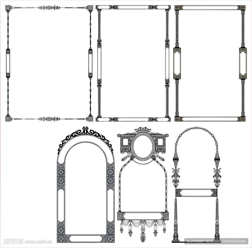 花纹 花边 角花 边框