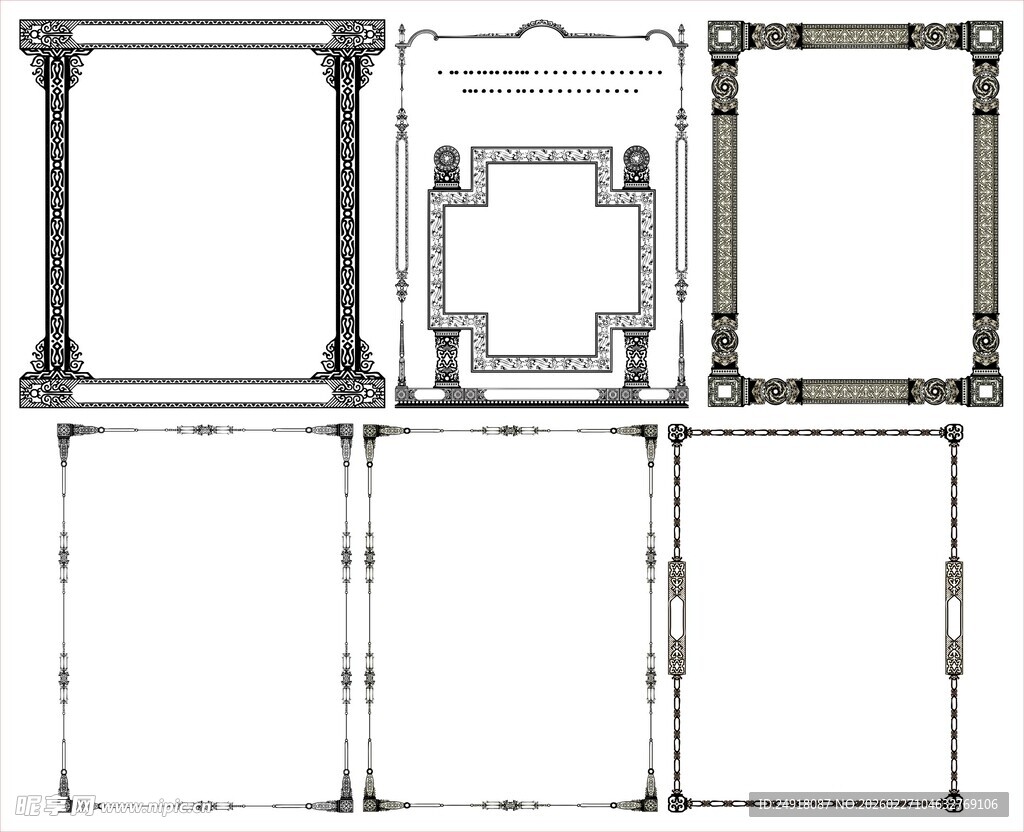 花纹 花边 角花 边框