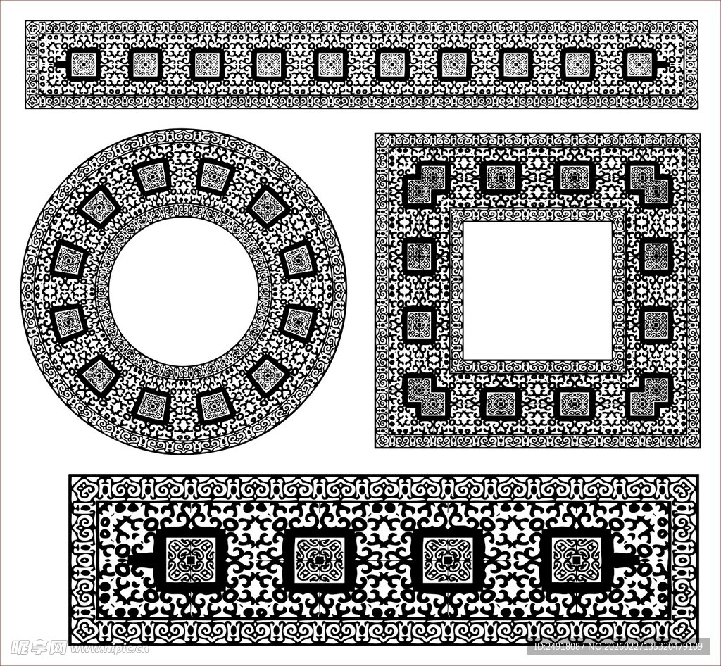 花纹 花边 角花 边框