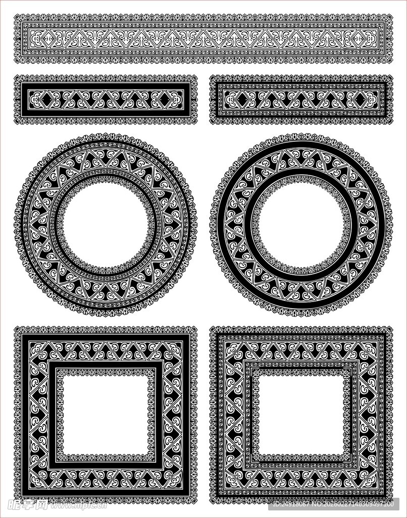 花纹 花边 角花 边框