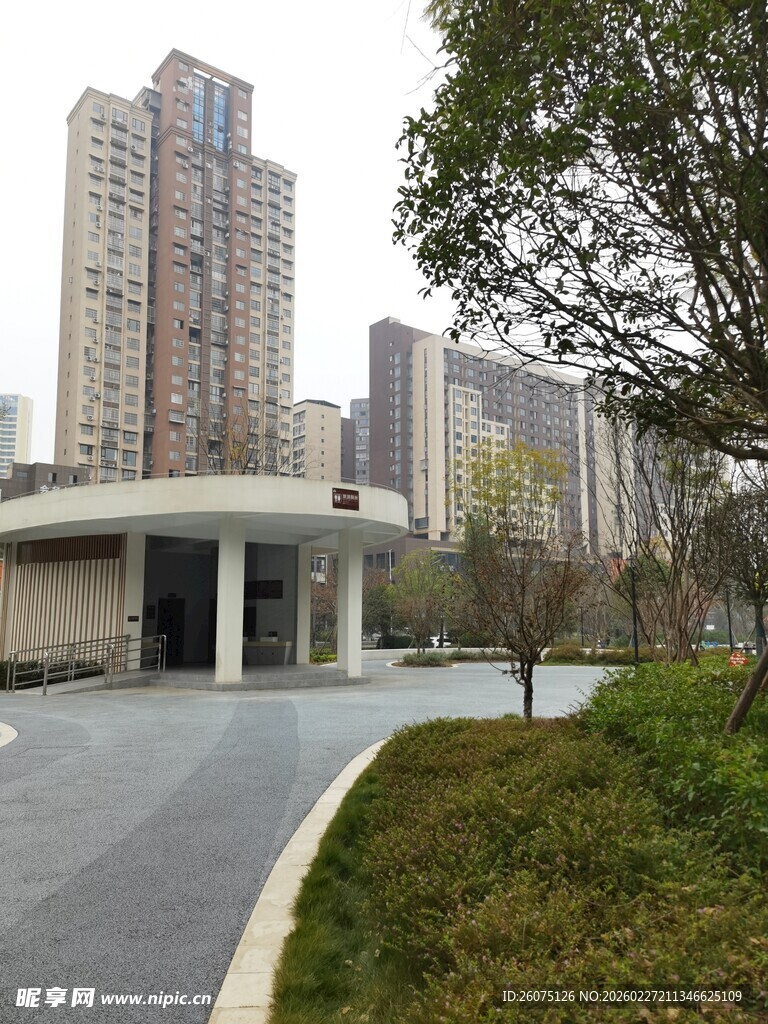 现代小区入口景观