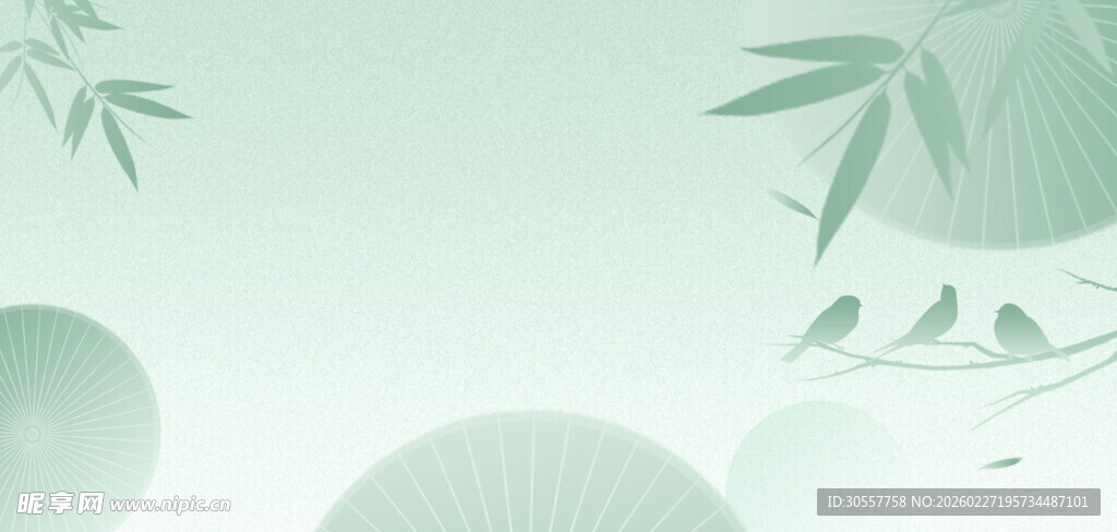 清明节浅绿色弥散风背景