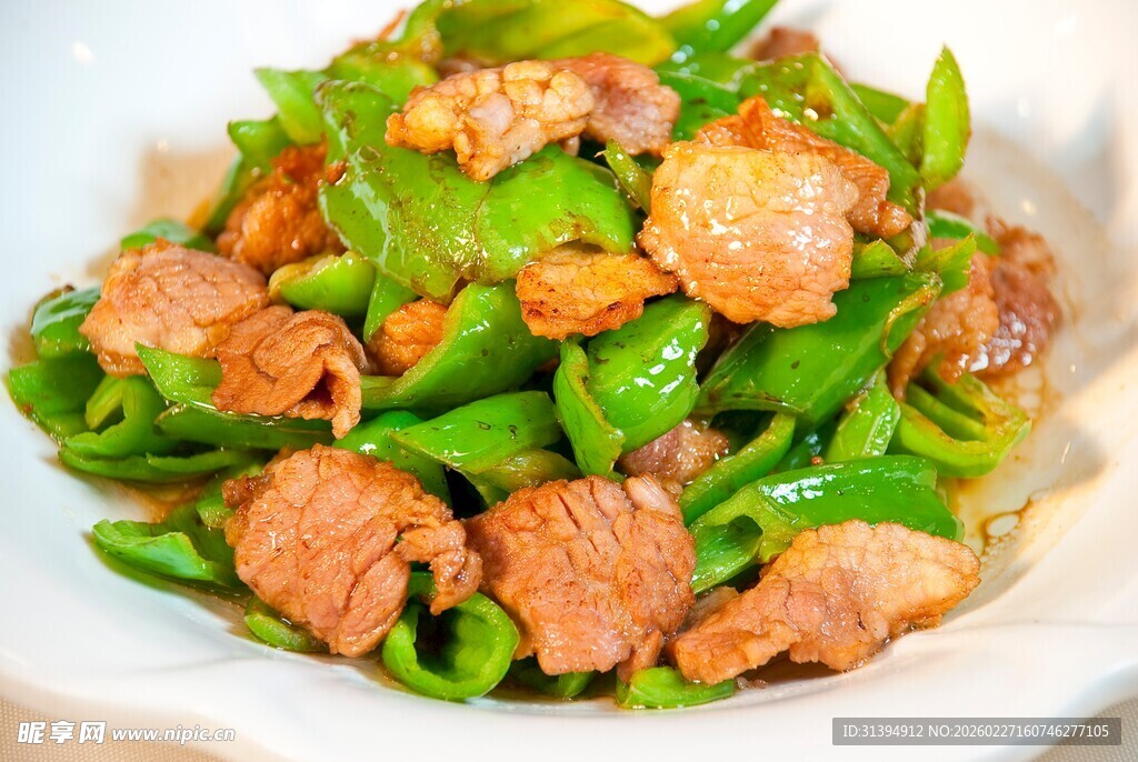 青椒炒肉