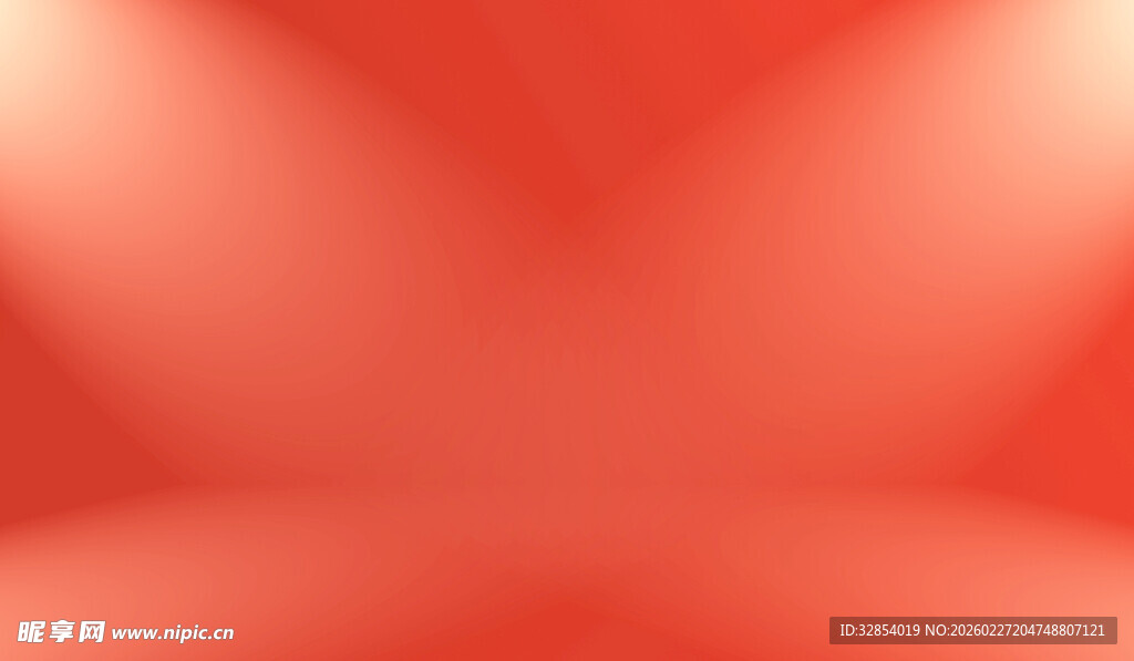 红色背景舞台灯光