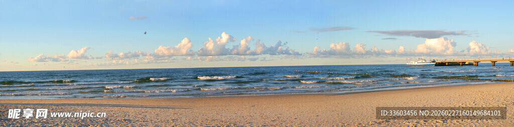 海边日出美丽景致