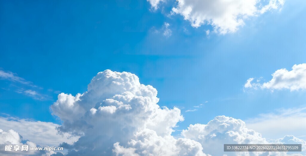 蓝天白云美景