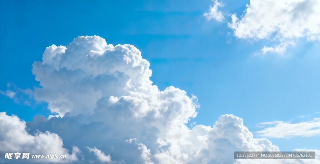 蓝天白云美景