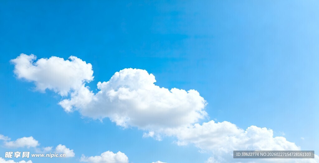 蓝天白云美景